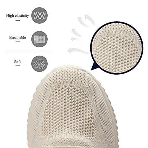 Image of Socviis Mens Slip On Running Shoes Athletic Walking Trainers Lightweight Breathable Mesh Tennis Sneakers