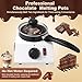 2026 Upgrade Chocolate Melting Pot, 1L Chocolate Melting Machine with Candy Dipping Tools,Electric Chocolate Tempering Machine for Chocolate,Candy,Butter Making Warming Coffee Milk Wine (40W, 110V)