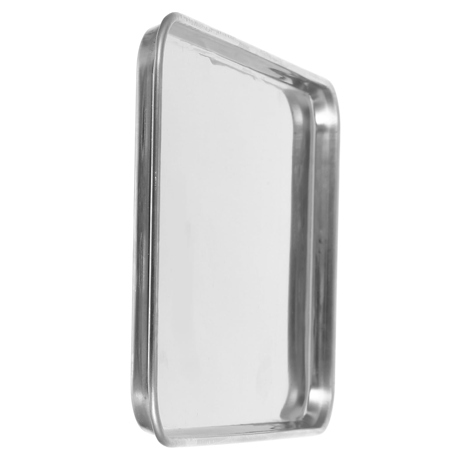 Plateaux de cuisson en acier inoxydable argenté pour four et extérieur