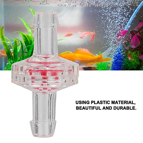 Non-Return Check Valve, 10Pcs Aquarium Air Pump One-Way Inline Check Valve Non Return Fit for Fish Tank(7mm) - Image 3