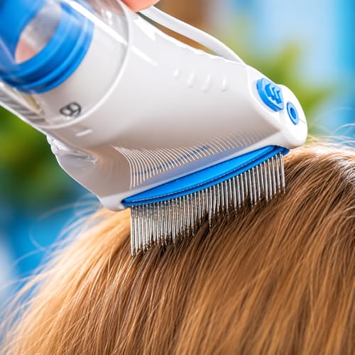 Image of Electric Head Lice Comb, Chemical Free Lice Removal Machine with Suction, Reusable Lice & Nits Vacuum Comb for Kids & Adults, Safe Gentle Hair Cleaning Tool, Portable Anti Lice Device