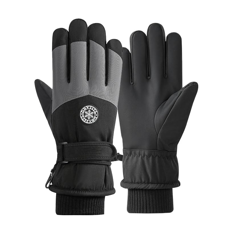 Guantes térmicos, a prueba de frío, guantes de esquí impermeables para invierno, guantes de nieve para caminar, snowboard, senderismo, ciclismo al aire libre