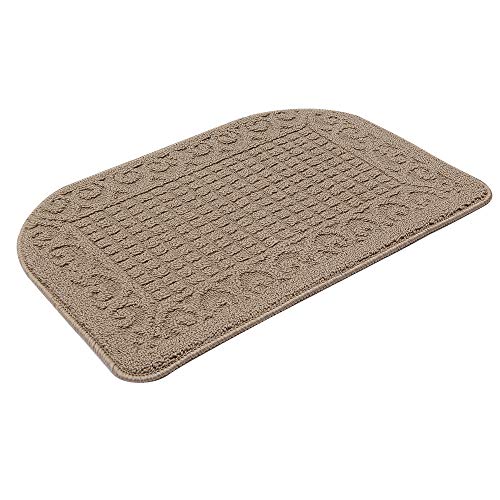 Cosy Homeer 27x18 Anti-Fatigue Kitchen Rug Beige