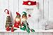 PREXTEX Christmas Posable Plush Elf Adorable Holiday Plush Characters 18” Boy and Girl Plush Elves