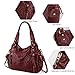 Montana West Tote Shoulder Bag for Women Washed Leather Purses and Handbags Crossbody Bags Hobo Satchel Bag MWC-019BDY
