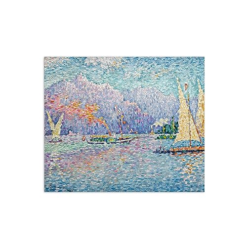 Impression sur toile Le lac tableau de décoration murale salon 30x35cm