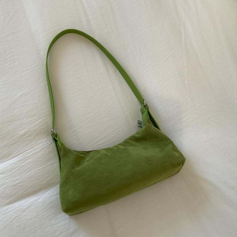 Suede Shoulder Bag Armpit Bag Crescent Hobo Bag for Women Work Travel Daily Use3