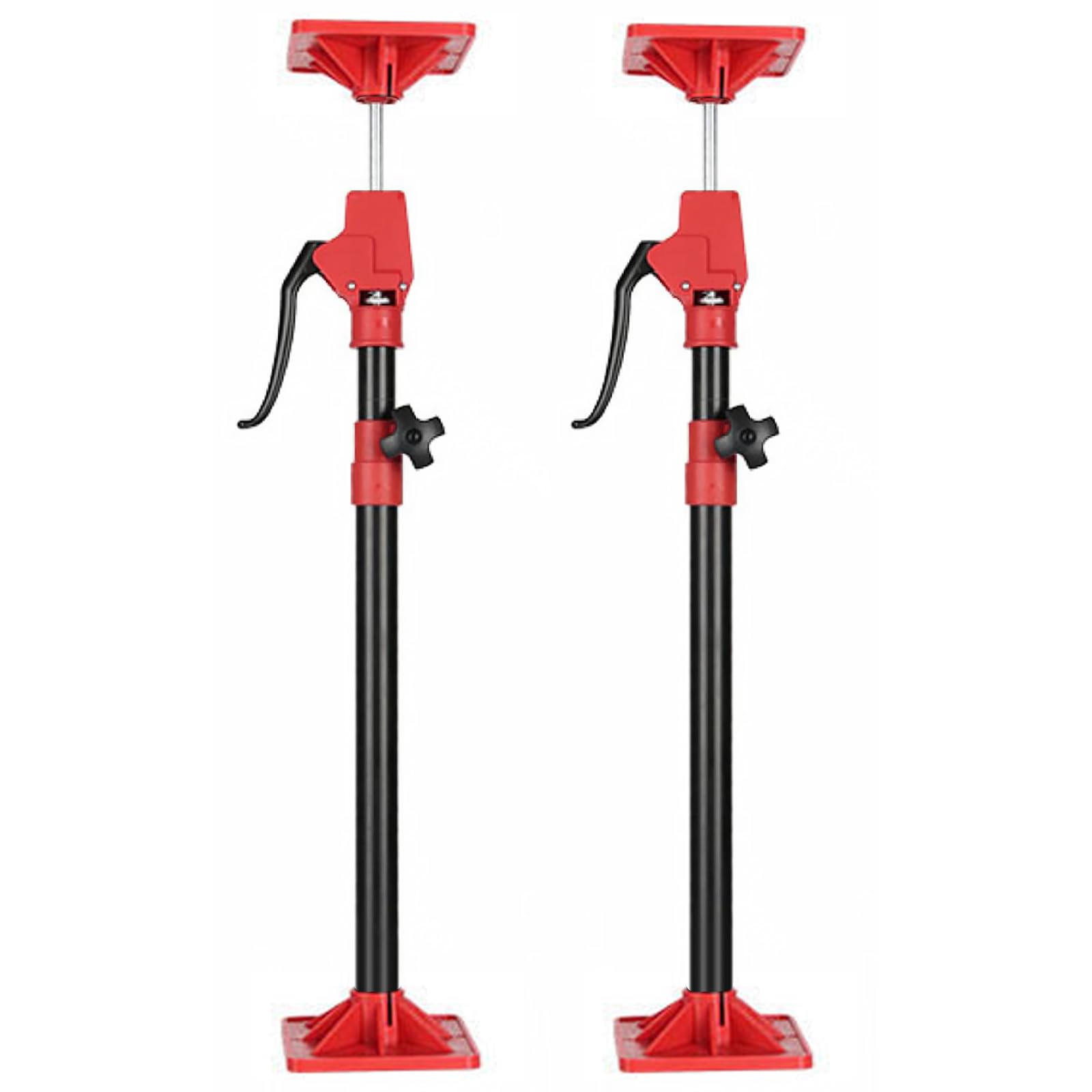 JAOGAUS Cabinet Jack Stands, Strumento di sollevamento manuale di risparmio di manodopera, Sistema di supporto in acciaio rapido di lavoro telescopico Asta di sollevamento strumento di terza mano,