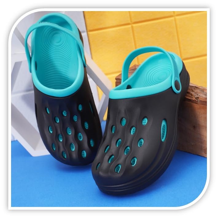 Image of BADLAV Mens Men's Lightweight Classic Clogs || Sandals with Adjustable Back Strap for Men (M-301) Clog
