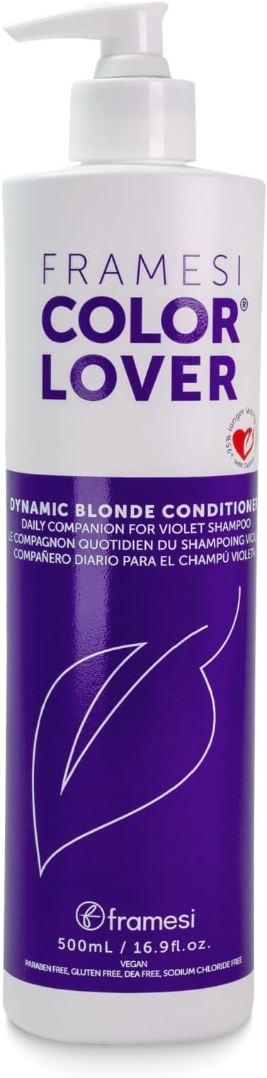 Color Lover Dynamic Blonde Conditioner, Purple Conditioner, Sulfate Free Conditioner, Color Treated Hair