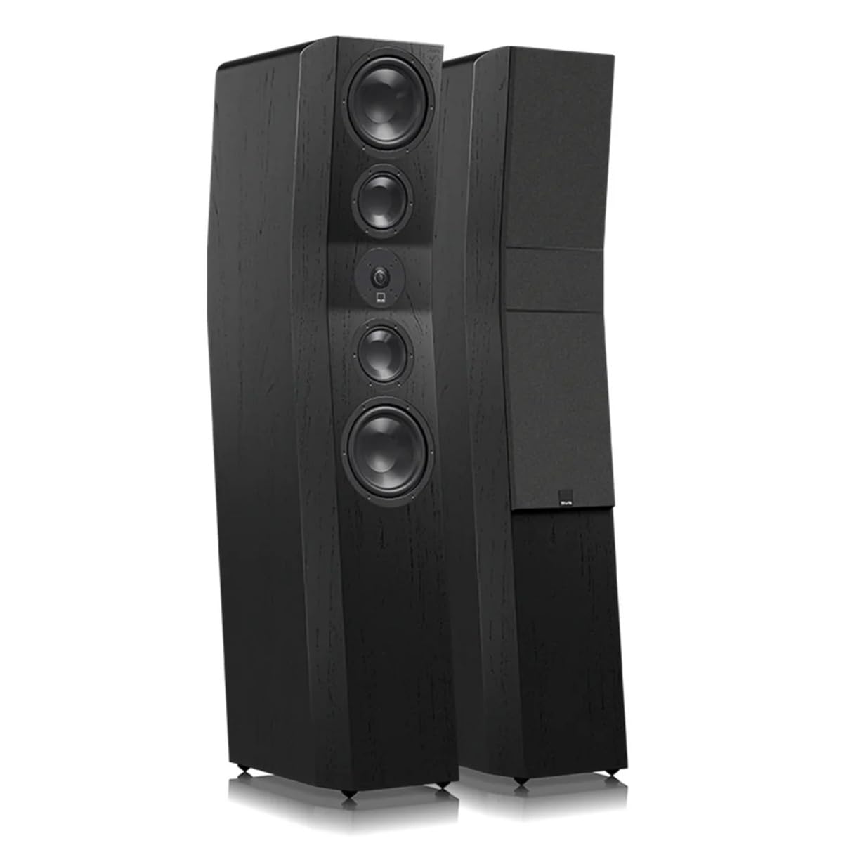 SVS Ultra Evolution Titan 3 Way Tower Speakers with Quad 6.5 Inch Woofers - Pair (Black Oak)