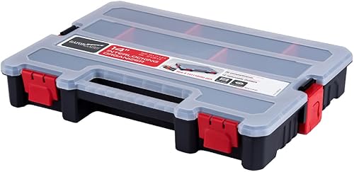 Organizador de caja de herramientas  Organizador de herramientas  Caja de almacenamiento de piezas  Tuercas de tornillo y perno  Caja de