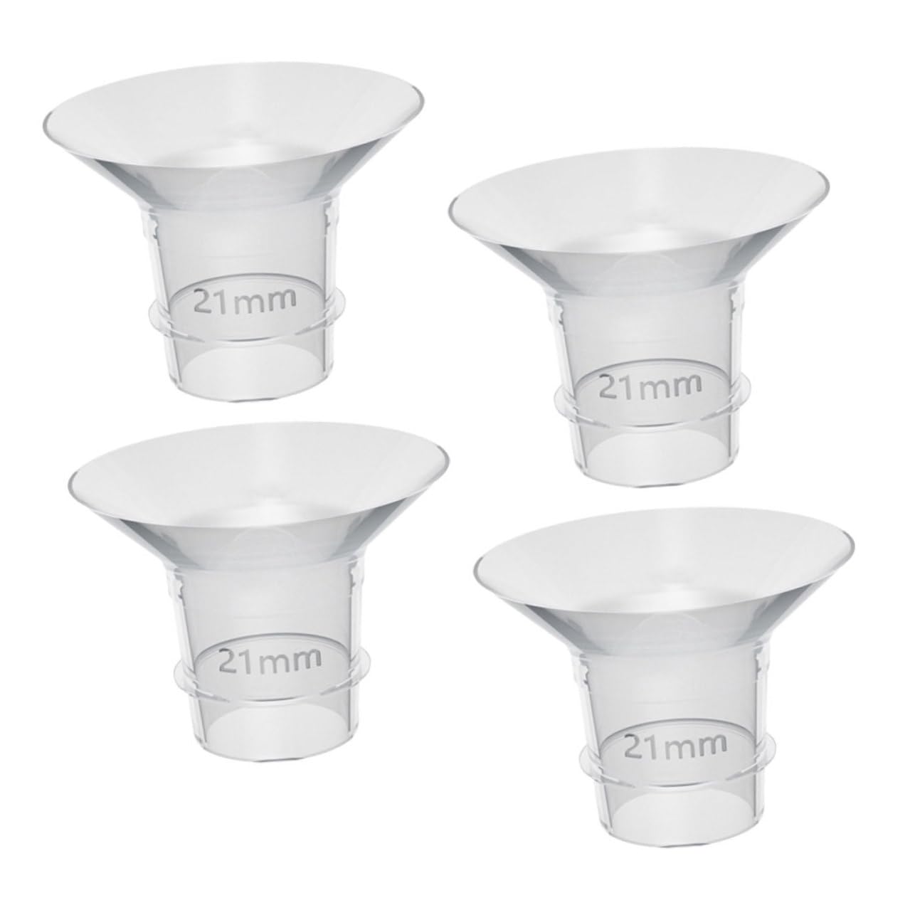 CIMAXIC Silicone Flange Inserts 21mm 4 Pack Soft Sturdy for Supplies Breastfeeding