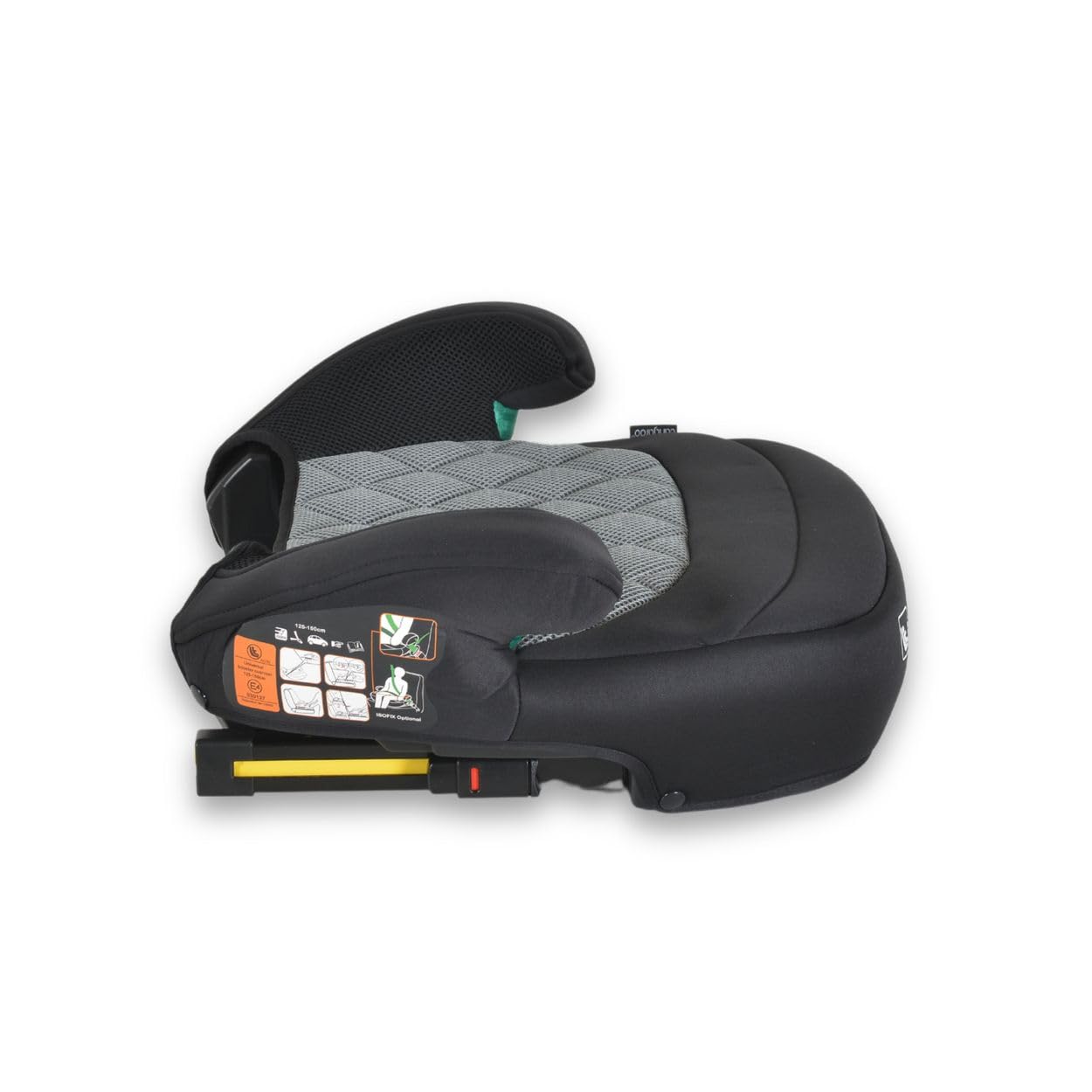 Cangaroo siège enfant rehausseur Jax i-Size 125-150cm groupe 3 Isofix Top Tether, coloris:gris