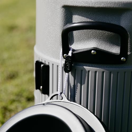 Igloo 5 Gallon Portable Sports Cooler Water Beverage Dispenser with Flat Seat Lid, Insulated Beverage Dispenser, Grey/Black - image 9