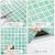 Walanz 5 Sheets Peel and Stick Backsplash, Self Adhesive Wall Tiles, 3D Adhesive Tile Backsplash, 12"x12"Premium Self Adhesive Wall Tiles Peel and Stickfor Kitchen, Bathroom, Fireplace, RV(Ocean Jade)