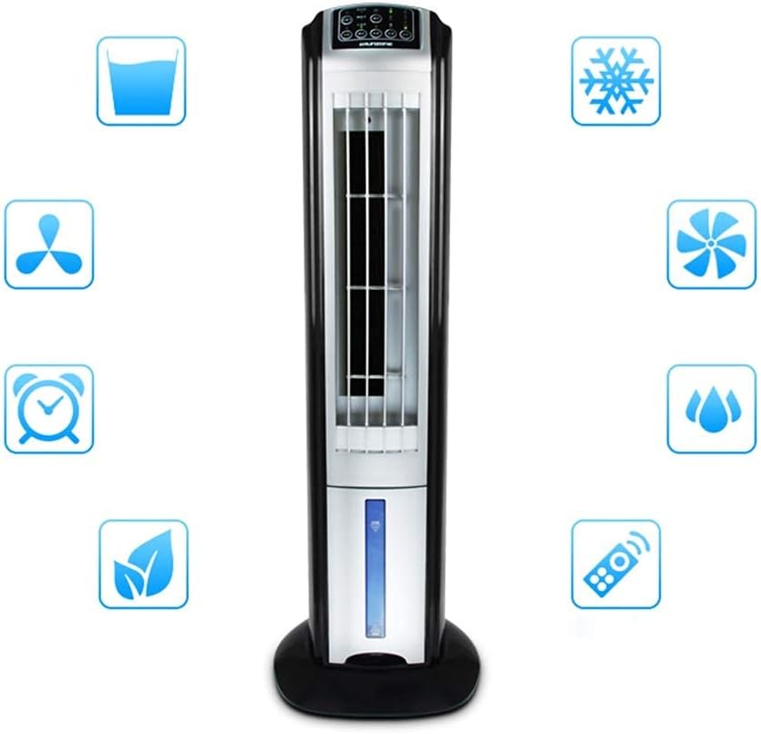 Air Cooler for Home Office Air Coolers Evaporative Coolers Tower Airconditoner Conditioner Portable Whit Remote Control Super 3 Fan Speed Unit Quiet Humidifier Misting Fan for Home Office Be