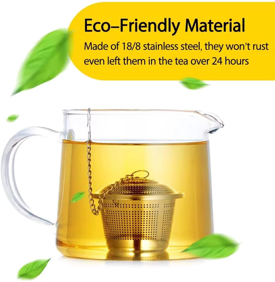 Stainless Steel Tea Infuser - Durable & Leak-Proof -6