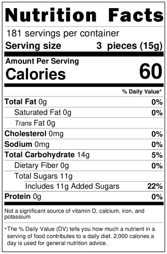 Fruit Flavored Hard Candy - 6 Lbs - Apple, Strawberry, Lemon And Orange Flavored Disks Old School Classic Starlights - Bulk American Vintage Candy Assortment - Individually Wrapped, 96 Oz. #TOP3