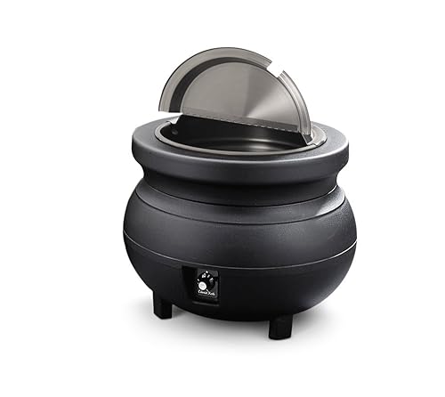 Vollrath 72175 Cayenne Rethermalizer - Tetera colonial, 11 cuartos de galón, color negro, 120 V