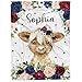 Personalized Baby Blankets for Girls, Customized Baby Blankets for Girls, Highland Cow Baby Blanket, Best Gift for Baby, Newborn, New Mom, Super Soft Plush Fleece, 30'x40'