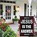 Cuiliqun Jesus Is The Answer Garden Flag, 18"x12", Double Sided, Christian, Religious, Easter, Outdoor Decor