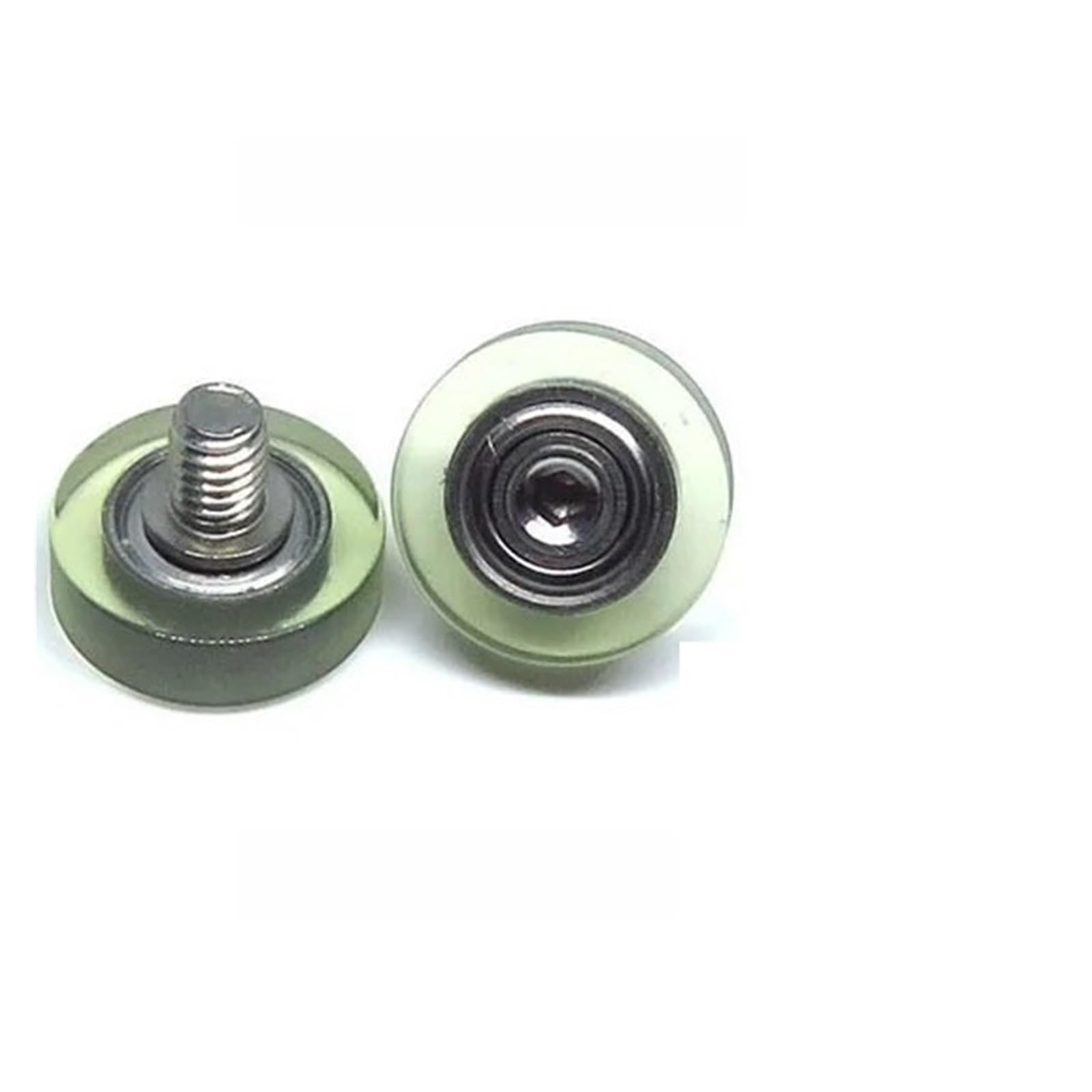 Rueda guía de goma con cojinete silencioso OD16 que reduce vibraciones 2