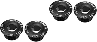 Garneck 2 Pares De Parafuso Da Tampa Da Manivela Parafuso Do Braço Da Manivela Parafusos Únicos Da Coroa Parafusos Da Tampa Da Manivela Porca Da Roda Da Trilha Parafuso De Fixação Da