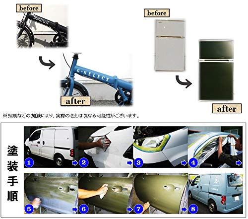 Amazon | g-select 1液ウレタン自動車塗装用艶消し塗料「MAT.SELECT
