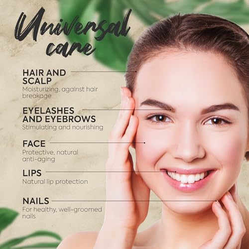 Organic Castor Oil • 100ml • 100% Pure & Natural • Cold Pressed • for Skin Eyelashes, Eyebrows, Hair, Beard & Fingernails • Vegan - Image 4