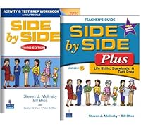 Bundle: Side by Side Plus Teacher's Guide (Life Skills, Standards and Test Prep) with Multilevel Activity and Achievement Test Book and CDROM 0132406691 Book Cover