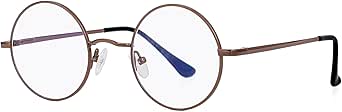 Amazon.com: ZIMUSUN Small Round Blue Light Glasses for Women Men Circle ...