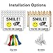 HISVISION 2 Pack Smile You're on Camera, Video Surveillance Sign, 10