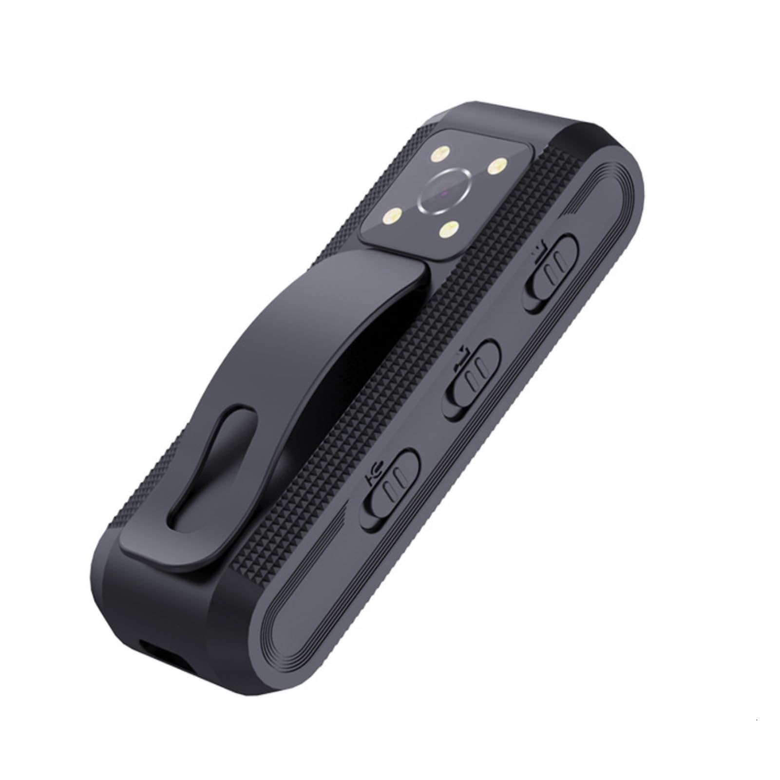 Diyeeni Camera del Corpo con Registrazione Audio e Video, HD 1080p Body Cam con Visione Notturna Automatica, Rilevamento del Movimento, Azione Sport con Videocamera Personale per