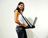 MonLines Bauchladen für Laptop / Notebook - mobile Arbeitsfläche für Inventur, Vermessung & Technik-Einsätze