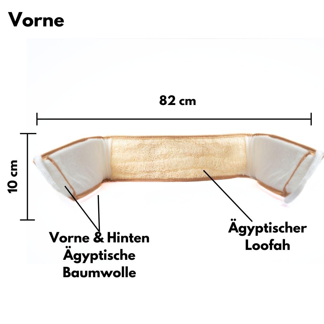 Loofahcrafts Luffa-Schwamm Essentials Set natürlicher ägyptischer Luffa-Pads Gesichtsreinigung Badeschwamm Peeling-Pad Luffagurke Luffakürbis Körper Gesicht Dusche Bad Abschminkpad