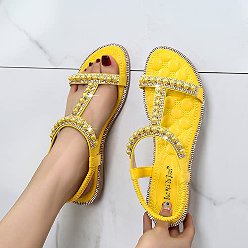 Sandalias de mujer 2025 verano casuales y elegantes con calce cómodo de plataforma 5