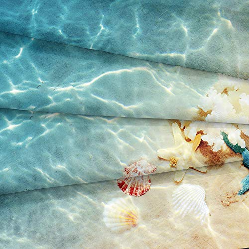 Bedbay Beach Queen Duvet Cover Set,Coastal Bedding Set Queen,Teen Girls Boys Starfish Beach Decor 3 Pieces Microfiber Quilt Cover,Beach Themed Bedding Set For Summer thumb #3