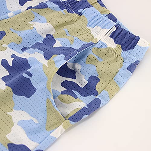 KISBINI Boys Athletic Shorts with Pockets Sport Active Camo Shorts4