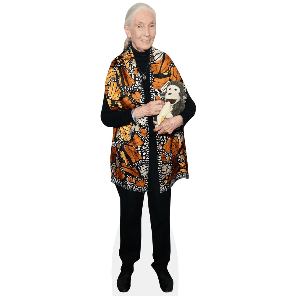 Jane Goodall (Monkey) Life Size Cutout