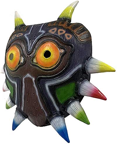 Máscara de Mallora The Legend of Zelda Casco de juego de látex Cosplay Accesorio de disfraces de...