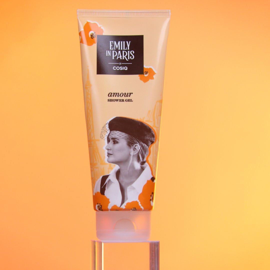 Emily In Paris Camille’s Amour Body Wash for Women, 24/7 Shower Fresh with Long Lasting Scent | Glowing Skin, Paraben Free & 100% Soap Free | Floral Fruity Gourmand Scent | 200ml (Pack of 1)