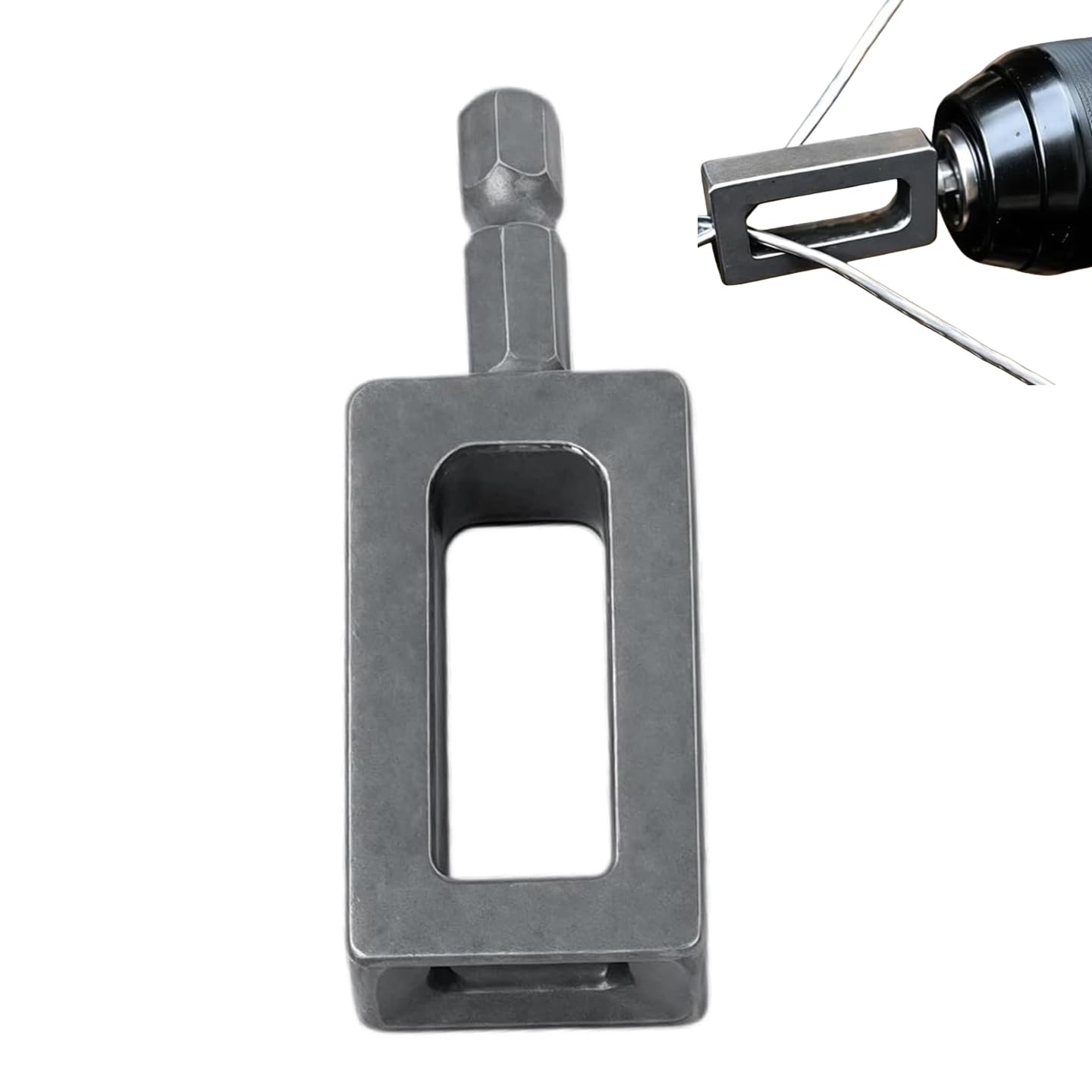 Qunzidress 11 Type Wire Twister Tool For Drill With 1/4In Hex Shank Rebar, Wire Nut Twister, Multifunctional Iron Wire Twister/Knotter, Winding Tool & Twisting Sleeve, Universal Drill For Construction & Fence