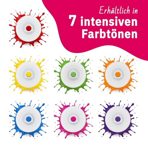 Lime & Joy Pink Lebensmittelfarbe flüssig (30 ml) – Lebensmittelfarben für Backen, Fondant, Schokolade, Getränke, Torten & Ostereier Farbe – Essbare Lebensmittel Farben, Vegan & intensiv