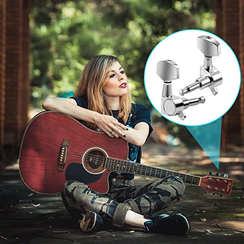 Colexy 6 Pièces Guitare Mécaniques Boutons, 3L3R Mécanique guitare Clés Chevilles Mécaniques, Guitare Cordes Tuning Pegs… - Les Beatles, Paul McCartney, John Lennon, RIngo Starr, George Harrison Colexy 6 Pièces Guitare Mécaniques Boutons, 3L3R Mécanique guitare Clés Chevilles Mécaniques, Guitare Cordes Tuning Pegs… – Image 7