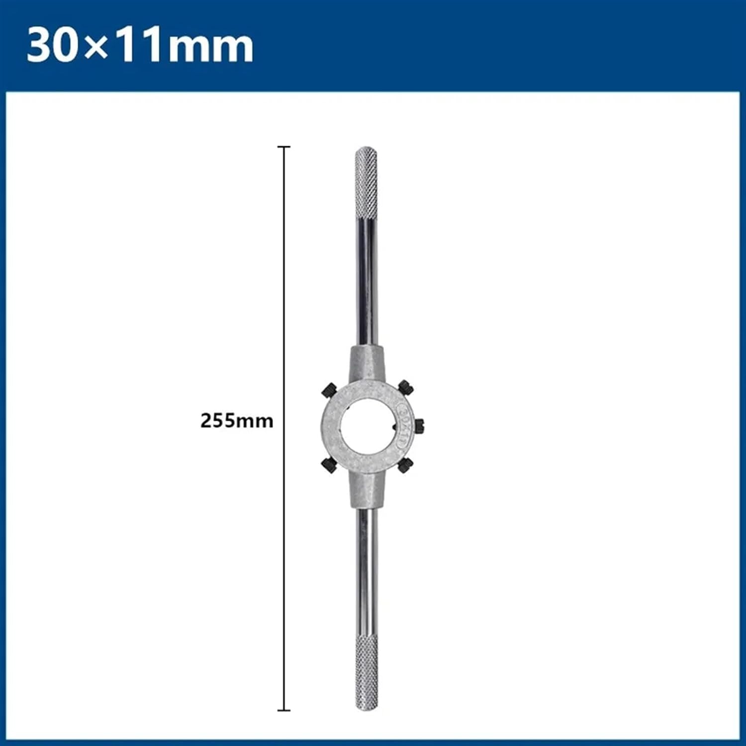 1Pcs Adjustable Hand Tap Wrench Holder Accessories Threading Tool for Taps and Die Set Tapping Tools M1-M8 M6-M20 M25(1pc 30x11mm)
