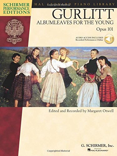 Gurlitt - Albumleaves for the Young, Opus 101 (Schirmer Performance Editions) - Book/Online Audio