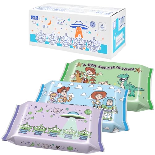 レック(LEC) ディズニー ノンアルコール 除菌 ウエットシート 60枚 × 20個 (トイ・ストーリー) / 1200枚 / 除菌性能試験済み/無添加/日本製のサムネイル