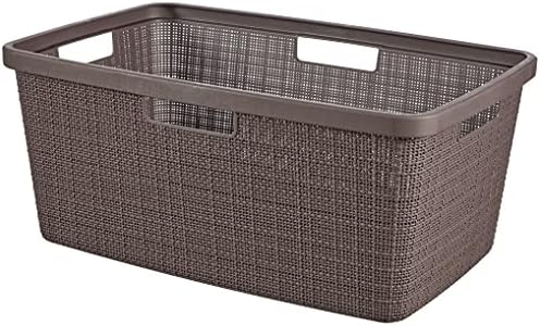 CURVER Jute Laundry Basket - Peppercorn