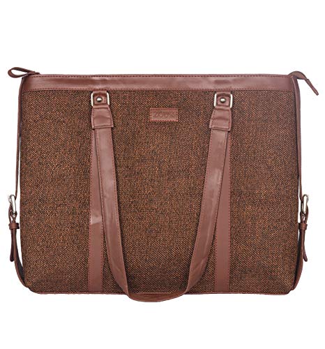 Image of ZOUK Vegan Leather Women's Office Bag for 15.6 inch Laptop, MacBook